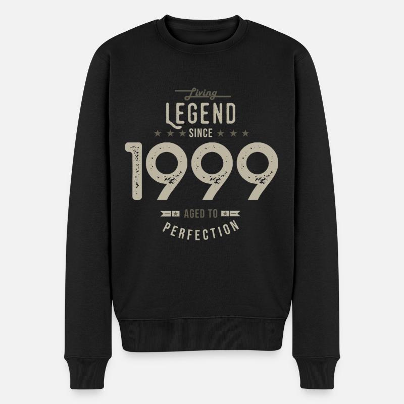 legend since 1999 cadeau anniversaire 23 ans - Pull Premium bio Homme - noir