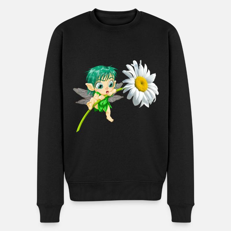 BABY FEE - Männer Premium Bio Pullover - Schwarz