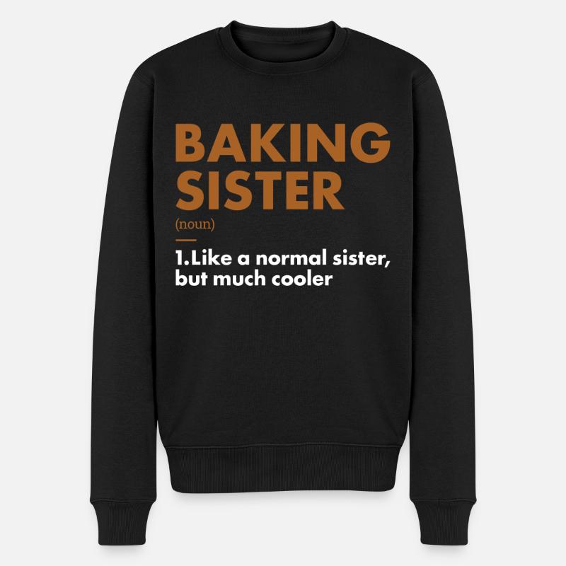 Baker Sister Définition Cuisson - Pull Premium bio Homme - noir