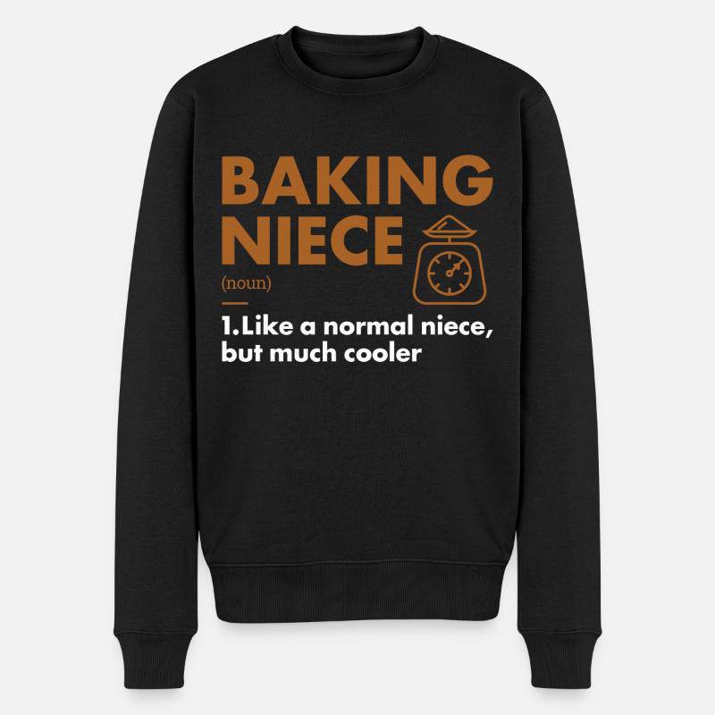 Baker nièce définition cuisson - Pull Premium bio Homme - noir