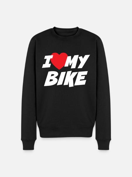 J’aime mon vélo - Pull Premium bio Homme - noir