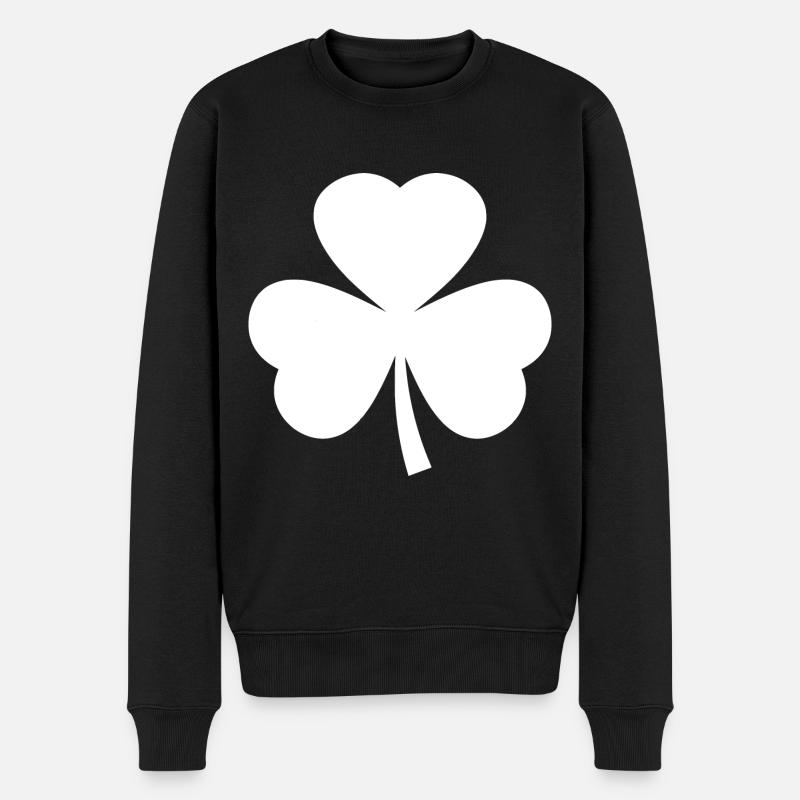 Cloverleaf - Pull Premium bio Homme - noir