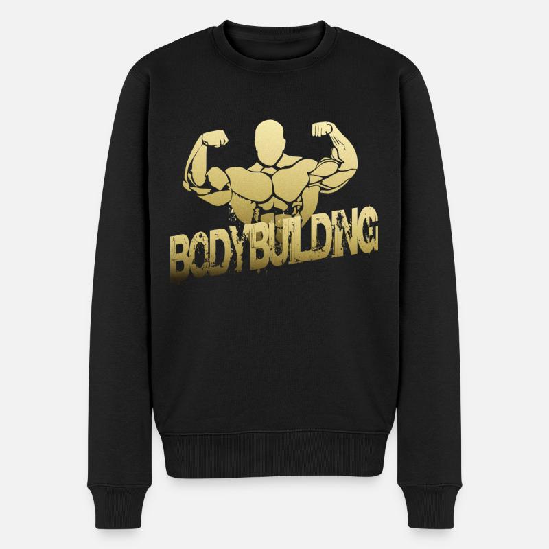 Musculation - Pull Premium bio Homme - noir