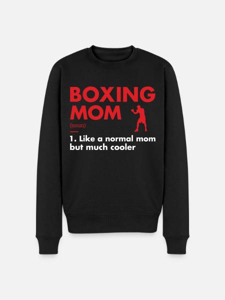 Sport Mom Definition Boxing - Men's Premium Organic Jumper - black