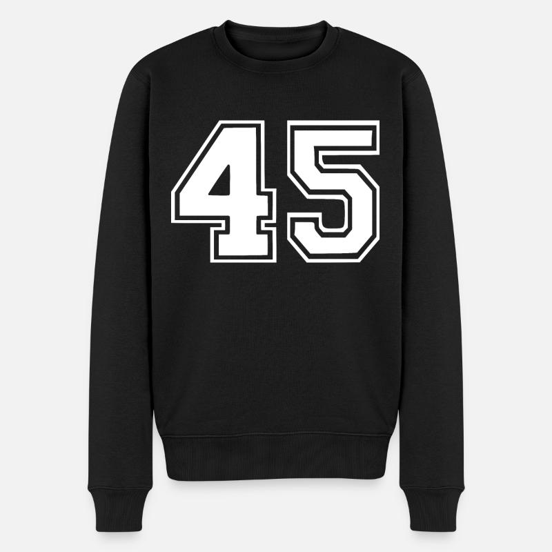 45 - Pull Premium bio Homme - noir