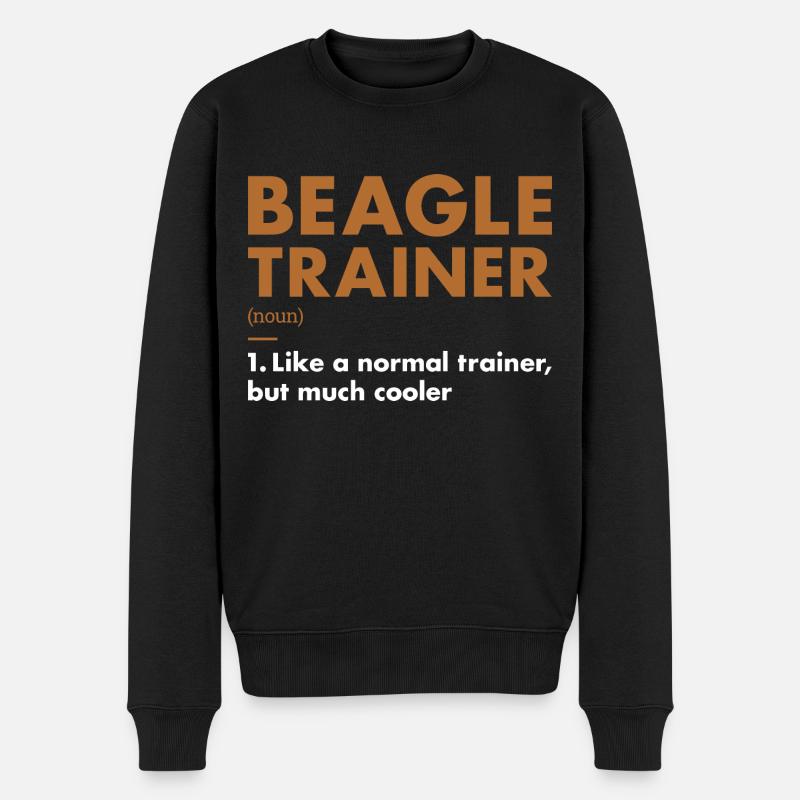 Définition de l’entraîneur Beagle - Pull Premium bio Homme - noir