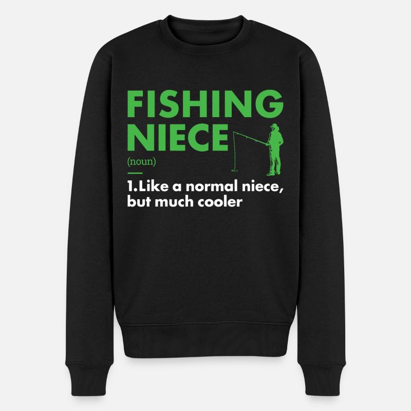 Fisher Niece Définition Pêche - Pull Premium bio Homme - noir