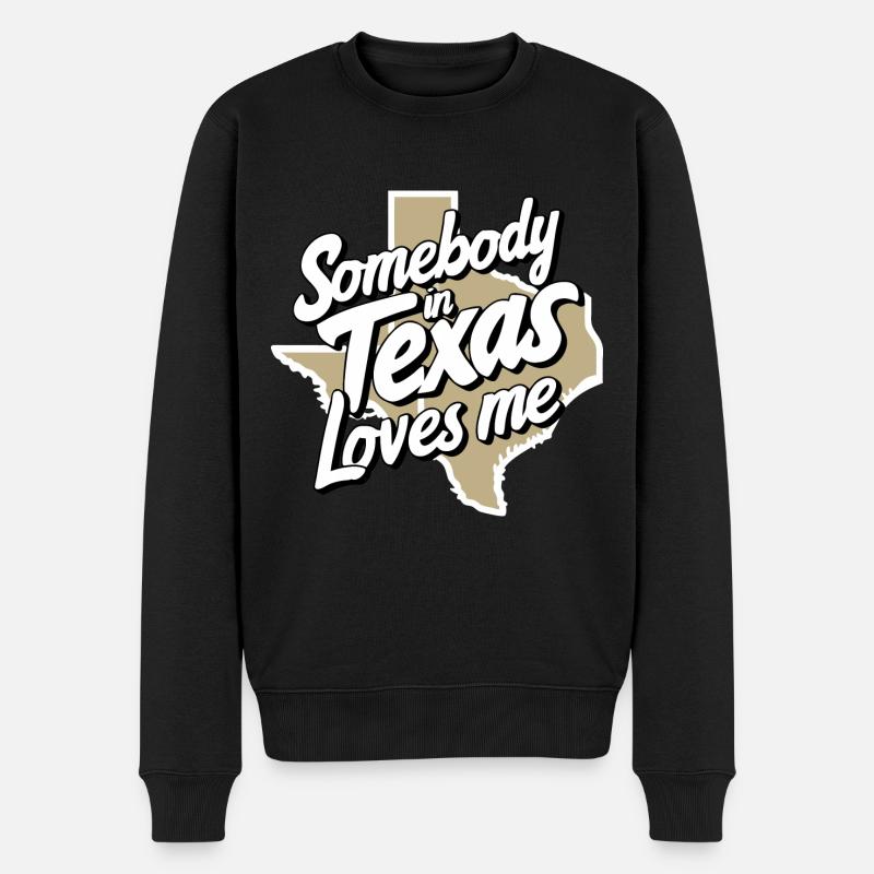 État du Texas Texans Texas - Pull Premium bio Homme - noir