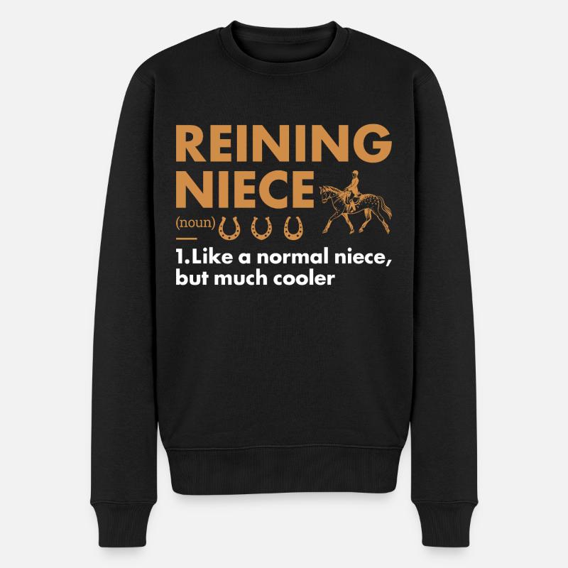 Reiner Nièce Définition Reining - Pull Premium bio Homme - noir