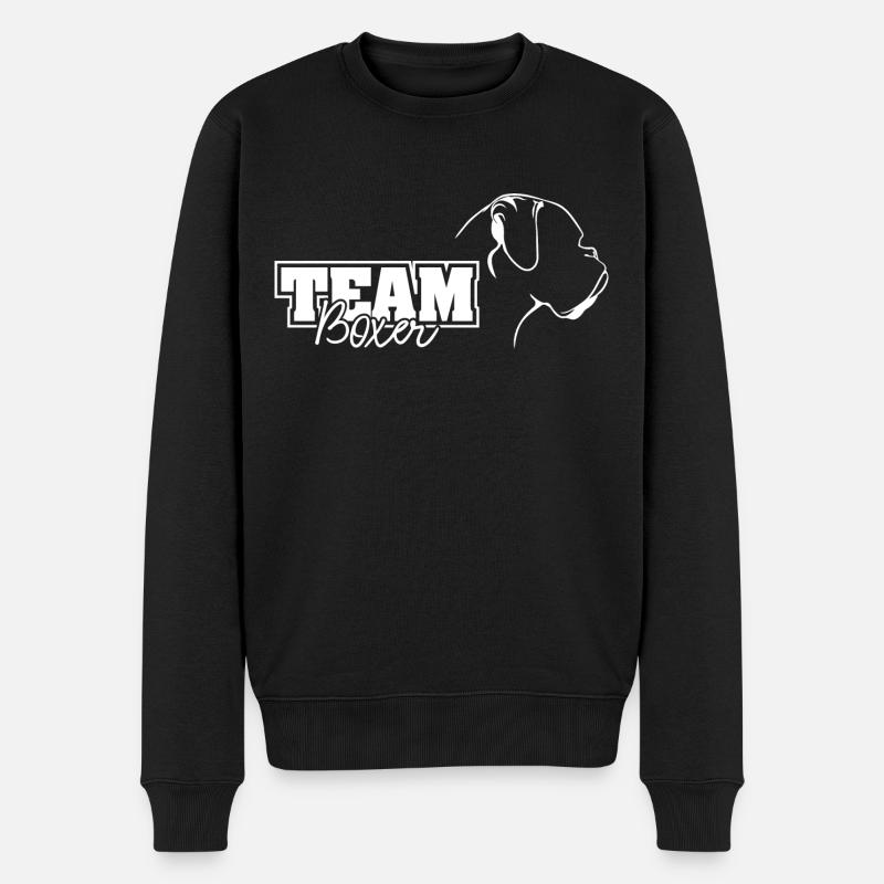 TEAM BOXER Hunde Hund Wilsigns IGP Hundesport - Männer Premium Bio Pullover - Schwarz