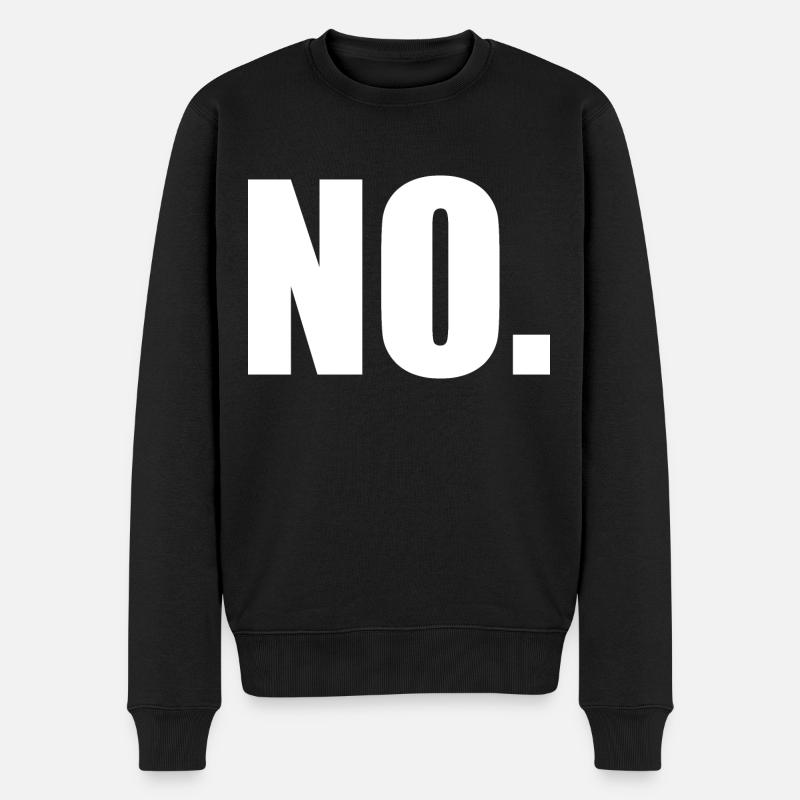 No - Pull Premium bio Homme - noir