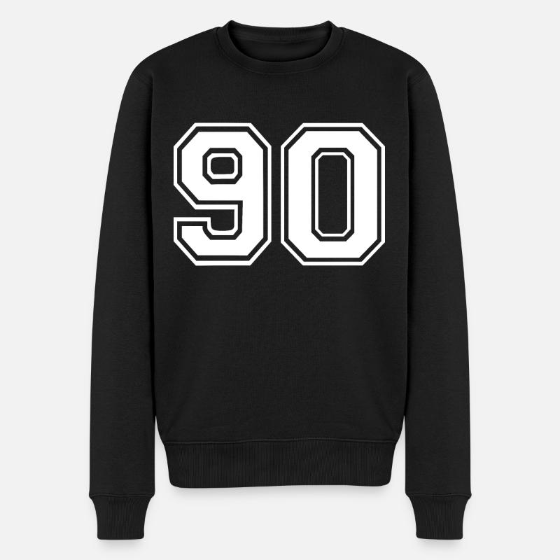90 - Pull Premium bio Homme - noir