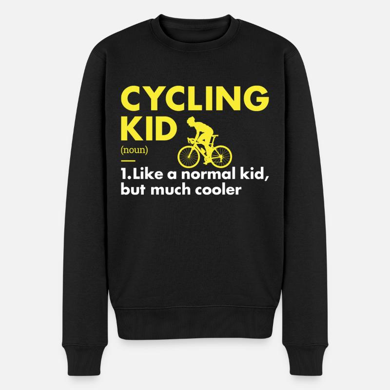 Sport Kid Cyclisme - Pull Premium bio Homme - noir