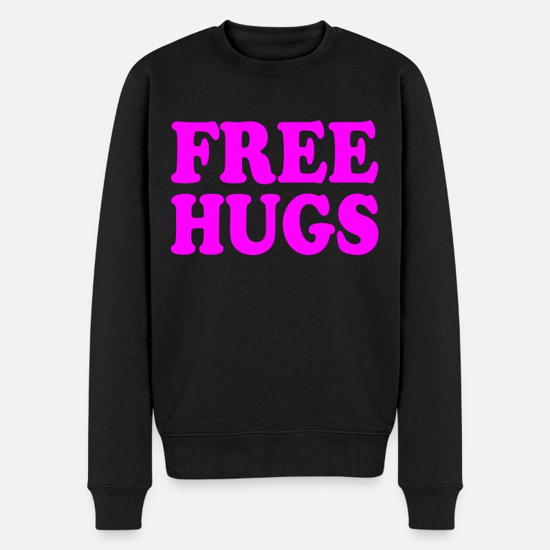 Free hugs - Pull Premium bio Homme - noir