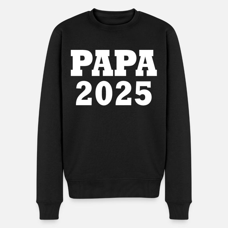 Papa 2025 - Pull Premium bio Homme - noir