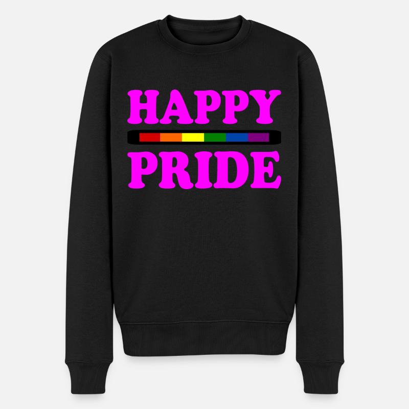 Happy pride - Pull Premium bio Homme - noir