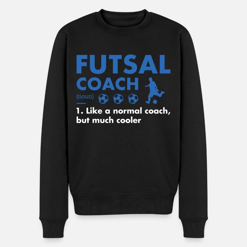 Entraîneur sportif Définition Futsal - Pull Premium bio Homme - noir