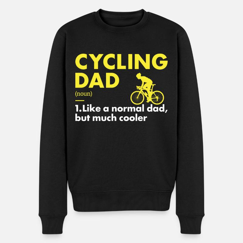 Sport Papa Cyclisme - Pull Premium bio Homme - noir