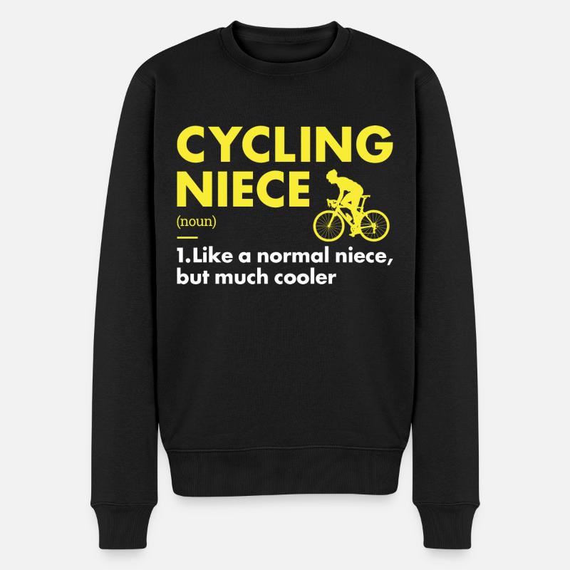 Sport Nièce Cyclisme - Pull Premium bio Homme - noir