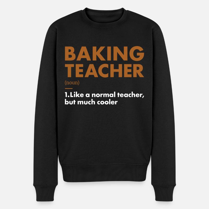 Boulanger Enseignant Définition Pâtisserie - Pull Premium bio Homme - noir