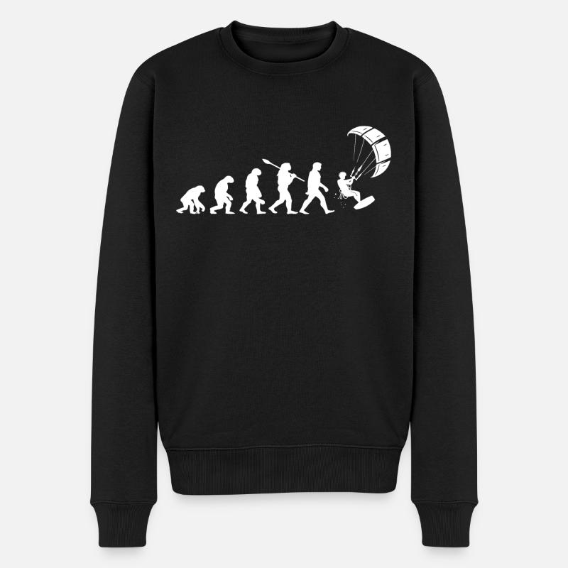 Développement du kitesurf - Pull Premium bio Homme - noir
