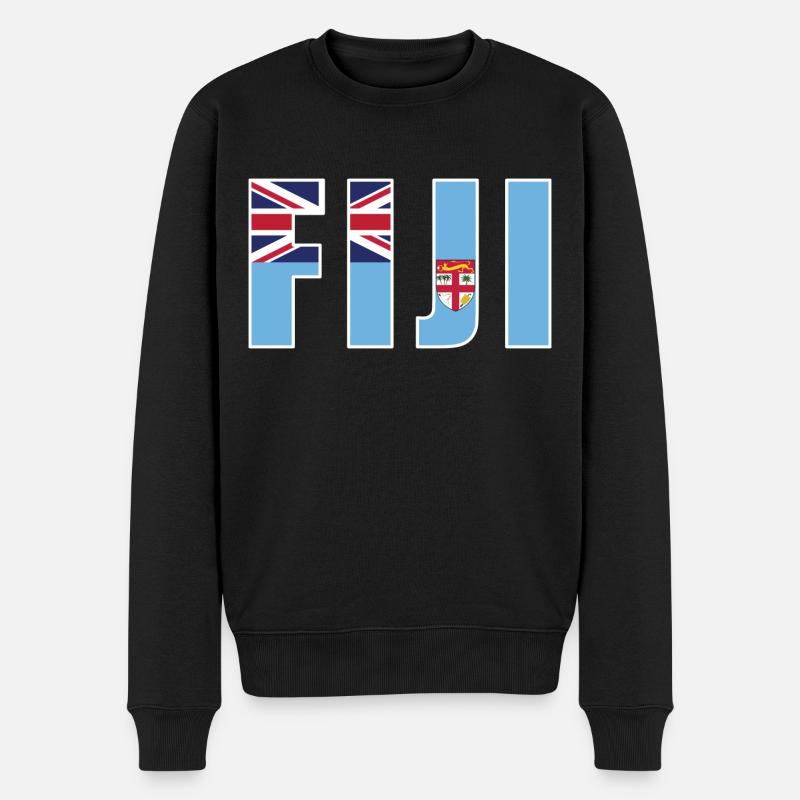 Fidji Rugby - Pull Premium bio Homme - noir