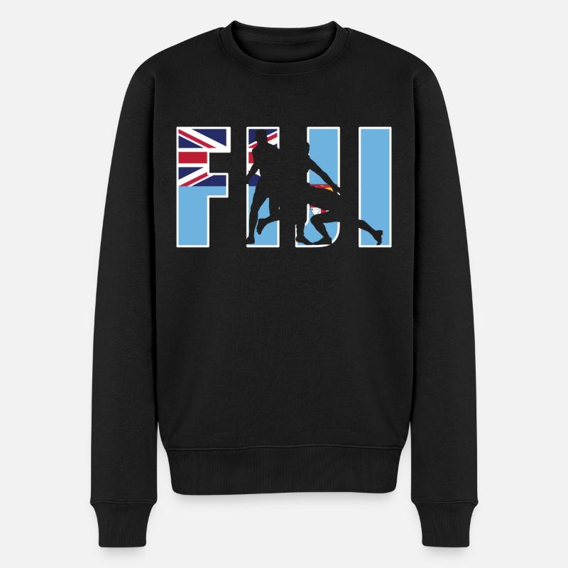Fidji Rugby - Pull Premium bio Homme - noir