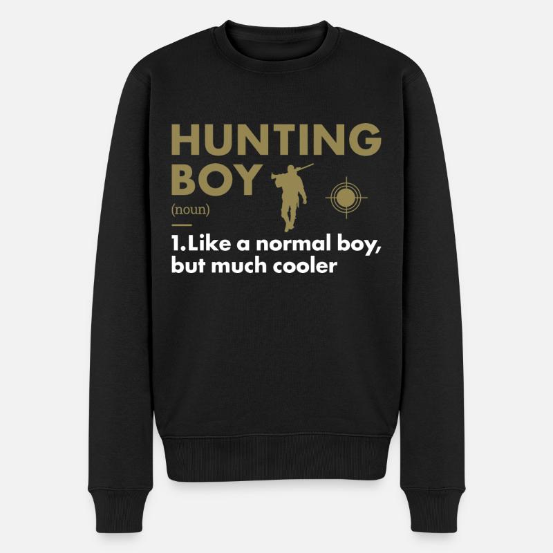 Hunter Boy Définition Chasse - Pull Premium bio Homme - noir