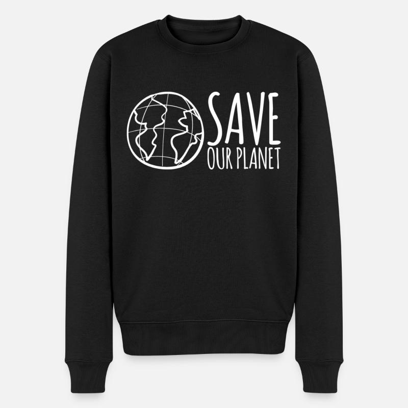 Sauvez notre planète - Pull Premium bio Homme - noir
