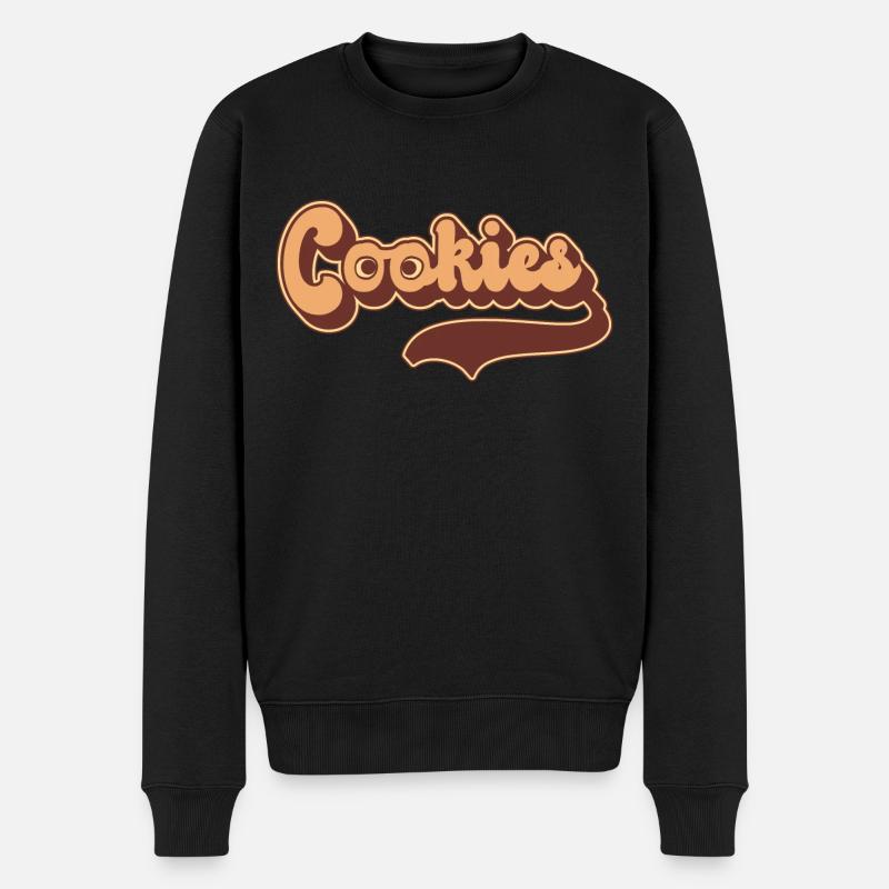 Cuisson des biscuits rétro - Pull Premium bio Homme - noir