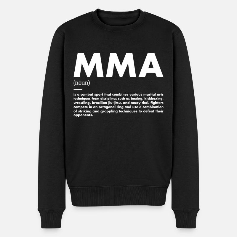 Sport Definition MMA - Männer Premium Bio Pullover - Schwarz