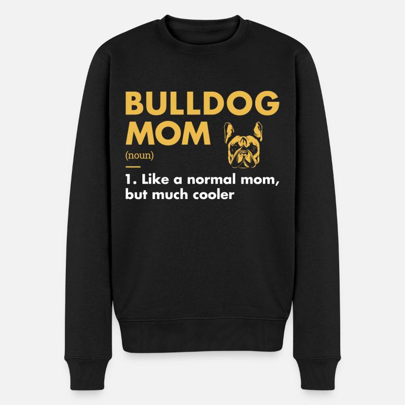 Définition de maman bouledogue - Pull Premium bio Homme - noir