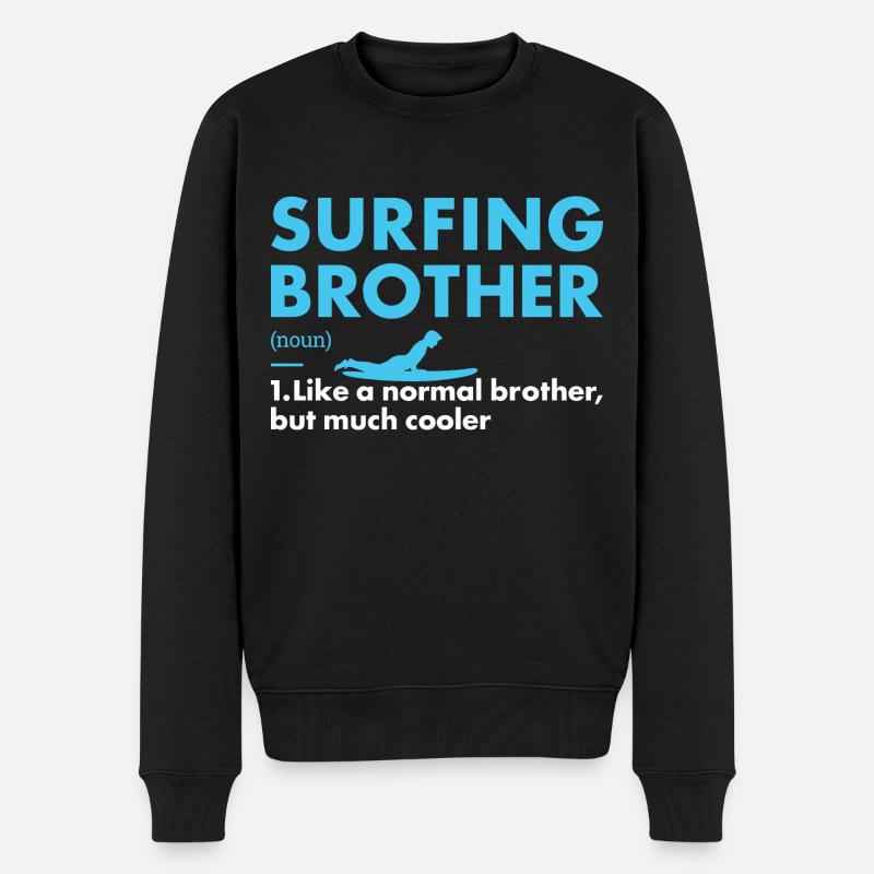 Sport Frère Surf - Pull Premium bio Homme - noir