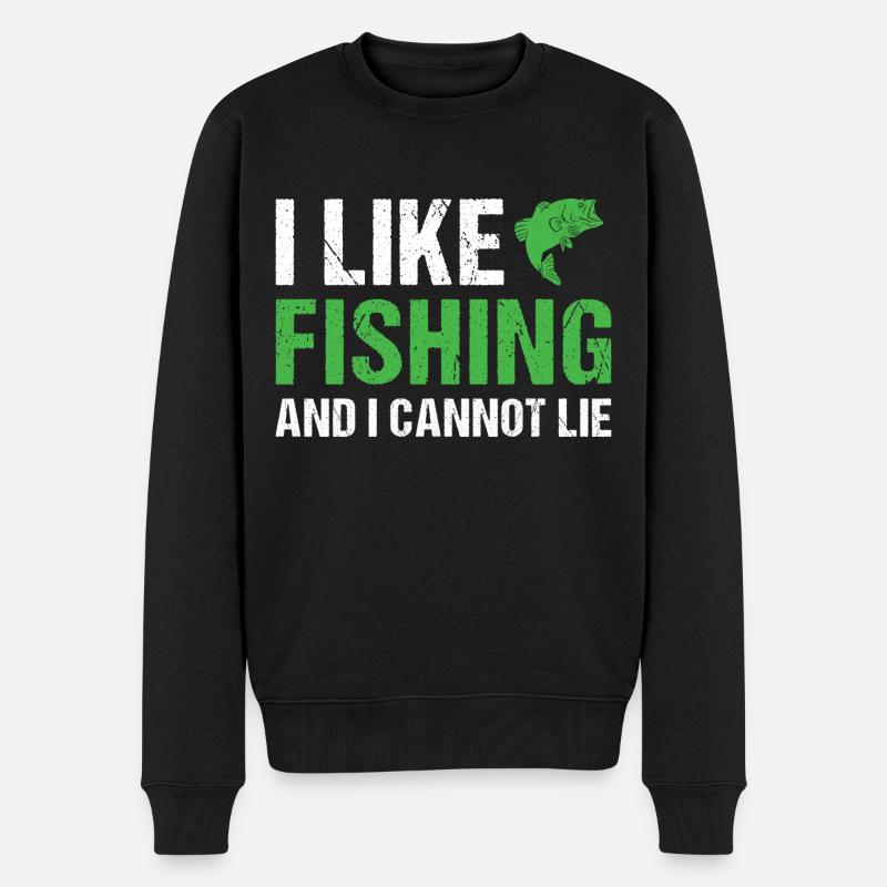 Pêcheur J’aime la pêche - Pull Premium bio Homme - noir