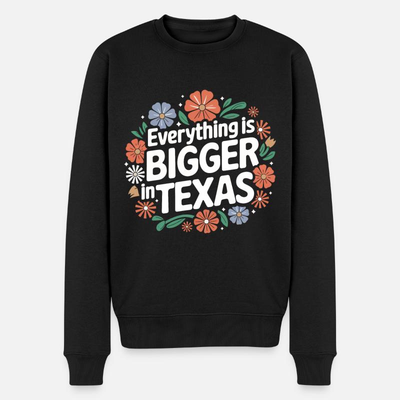 État du Texas Texans Texas - Pull Premium bio Homme - noir