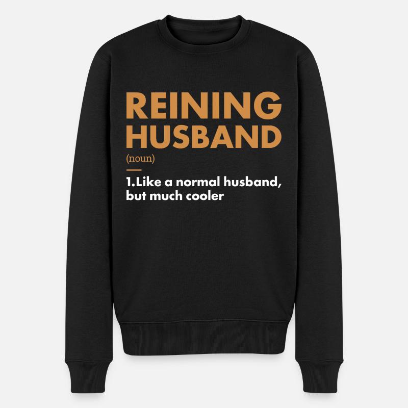 Pure Husband Définition Reining - Pull Premium bio Homme - noir