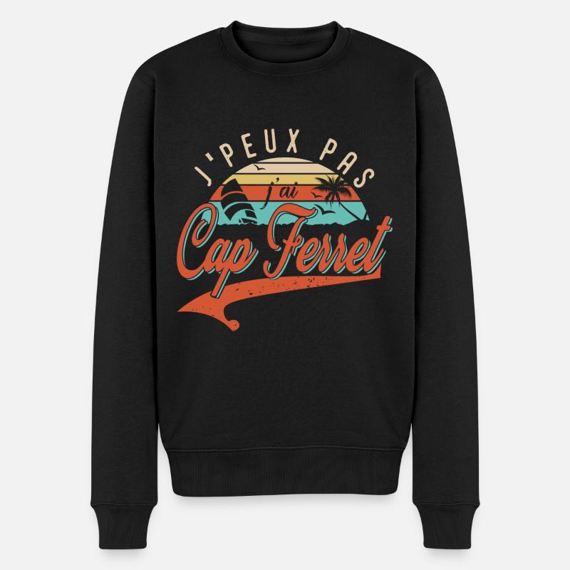 Ich kann nicht, ich habe ein Geschenk Geschenk Mann Frau - Männer Premium Bio Pullover - Schwarz