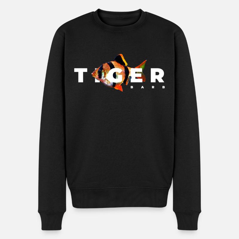 Poisson d’aquarium Tiger Barb - Pull Premium bio Homme - noir