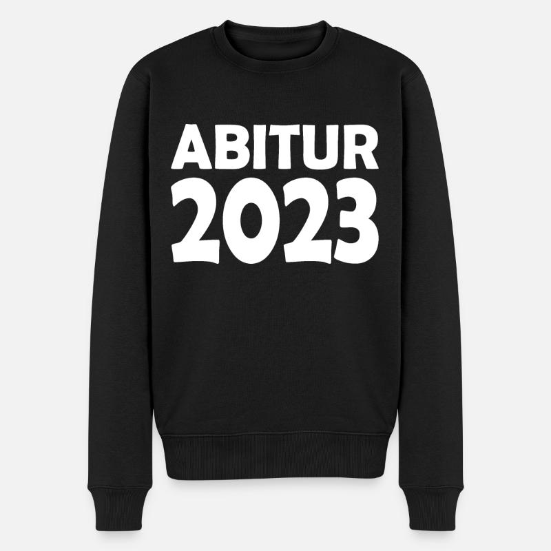 Abitur 2023 - Männer Premium Bio Pullover - Schwarz