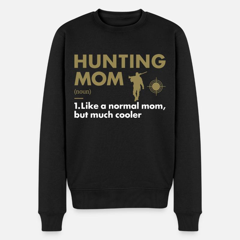 Chasseur Maman Définition Chasse - Pull Premium bio Homme - noir