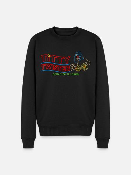Titty Twister - Pull Premium bio Homme - noir