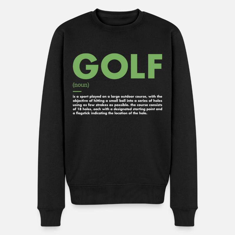 Sport Définition Golf - Pull Premium bio Homme - noir