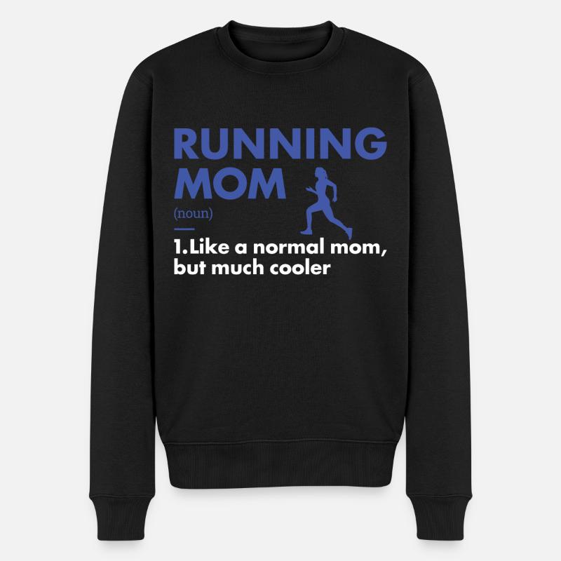Sport Maman Course à pied - Pull Premium bio Homme - noir