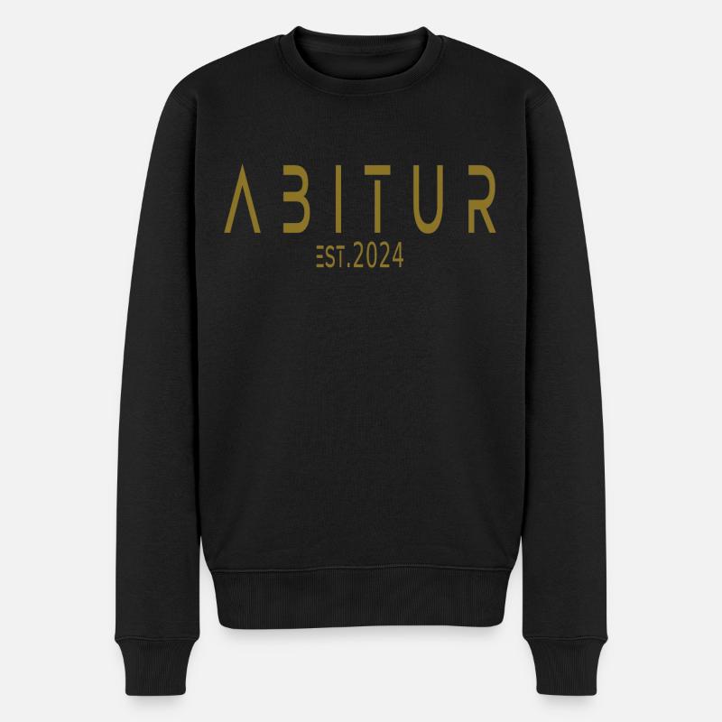 Abitur Est. 2024 - Männer Premium Bio Pullover - Schwarz