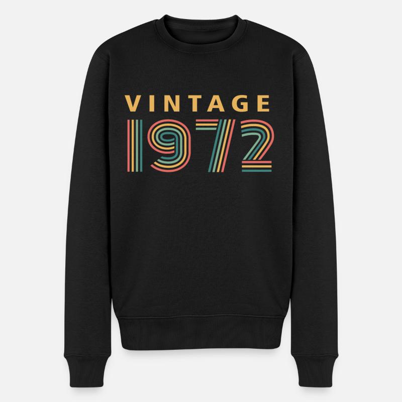 millésime 1972 - Pull Premium bio Homme - noir