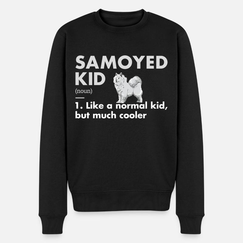 Définition de l'enfant Samoyède - Pull Premium bio Homme - noir