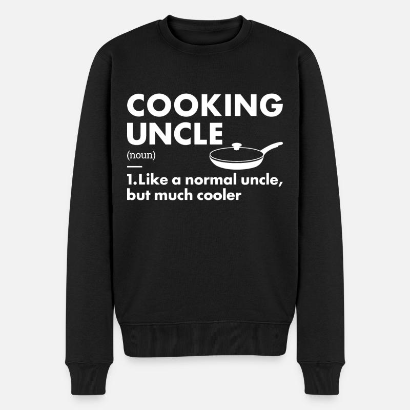 Cuisinier Oncle Définition Cuisine - Pull Premium bio Homme - noir