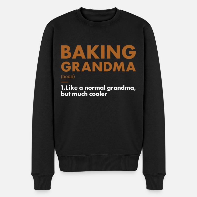 Boulanger Grand-mère Définition Cuisson - Pull Premium bio Homme - noir