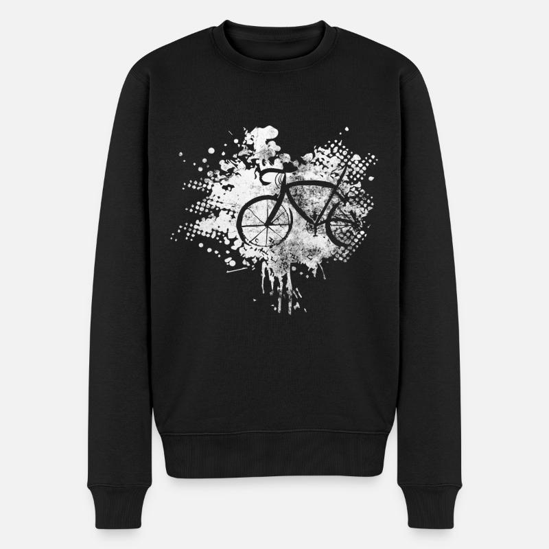 Splash - Cyclisme - (2) - Pull Premium bio Homme - noir