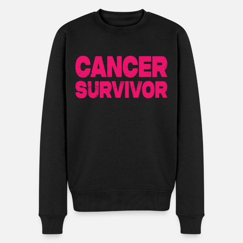 Survivant du cancer - Pull Premium bio Homme - noir